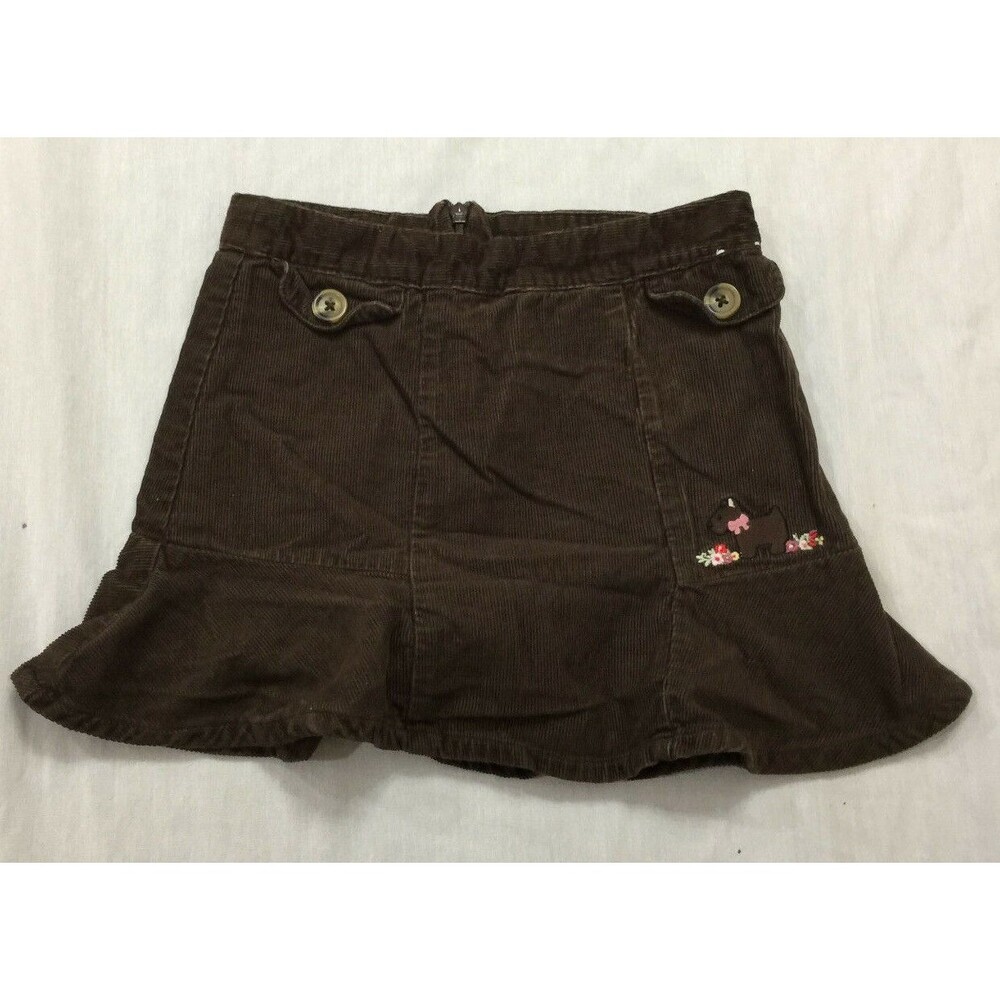 GYMBOREE CORDUROY GIRLS SKIRT SKORT WITH BUILT SHORTS SIZE 7